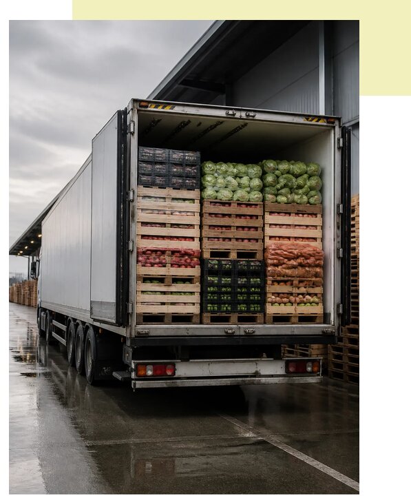 Перевозка плодоовощной продукции в Малгобека по цене от 5159 р. | Агросервис-Млг